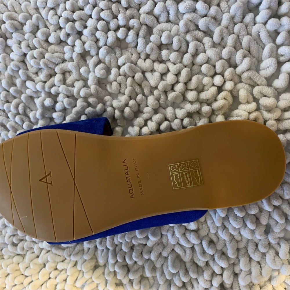 Aquatalia Dedra Suede Sandals - NIB with Dust Bag - Picture 6 of 6